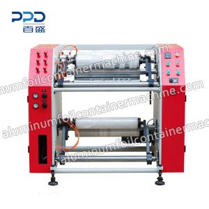 2 Shaft Semi Auto Stretch Film Slitter Rewinder For Hand Roll